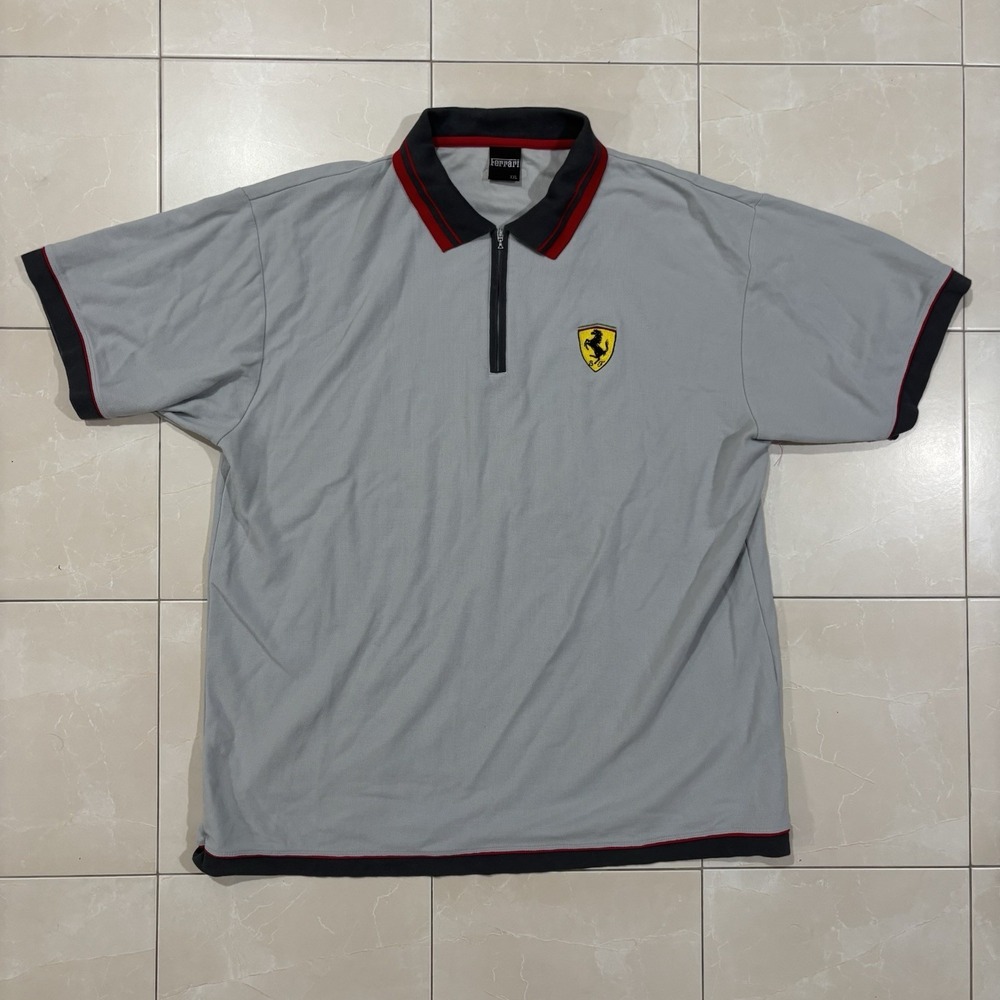Ferrari Polo Shirt Men's 2XL racing F1 Formula One Italy Horse Logo Summer